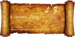 Lipcsei Zita névjegykártya